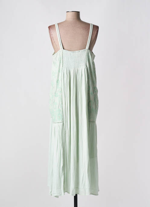 Robe longue vert YAATRA pour femme