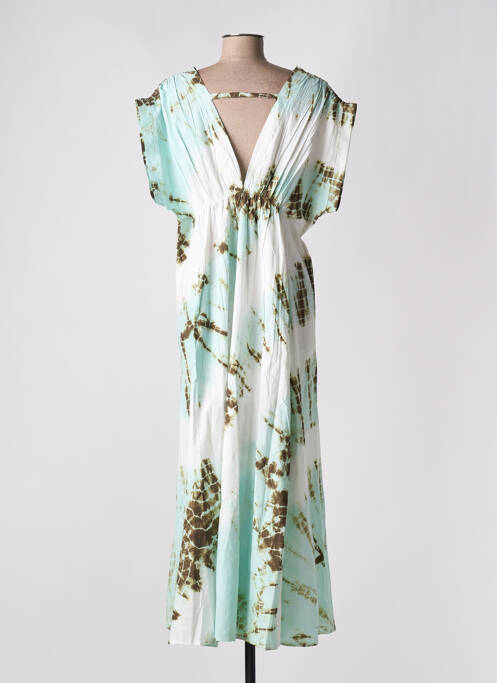 Robe longue vert YAATRA pour femme