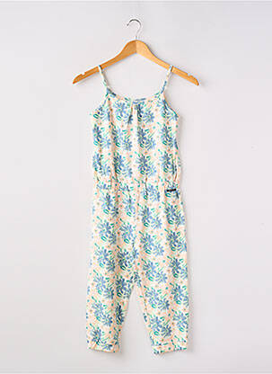 Combi-pantalon col rond fines bretelles vert SKINY fille