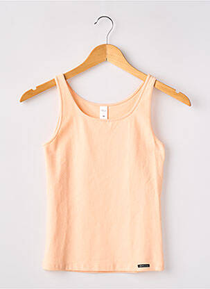 Top coupe cintrée fines bretelles orange SKINY fille