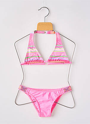 Maillot de bain 2 pièces culotte rose HISTOIRE DE PLAGE fille
