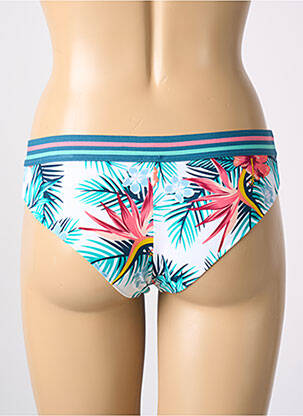 Bas de maillot de bain imprimé fantaisie culotte bleu PROMISE femme