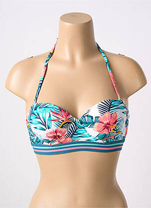 Haut de maillot de bain bleu PROMISE femme