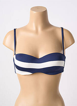Haut de maillot de bain bleu HUIT femme