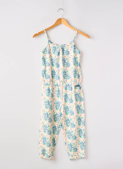Combi-pantalon col rond fines bretelles vert SKINY fille