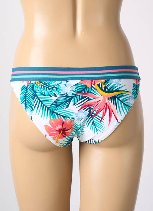 Bas de maillot de bain imprimé fantaisie culotte bleu PROMISE femme