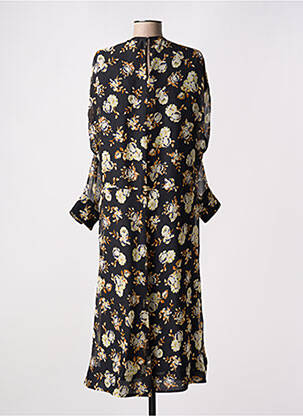 Robe longue manches longues manches longues noir VICTORIA BECKHAM femme