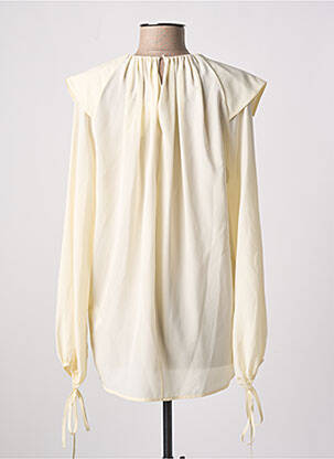 Blouse col rond manches longues blanc VICTORIA BECKHAM femme