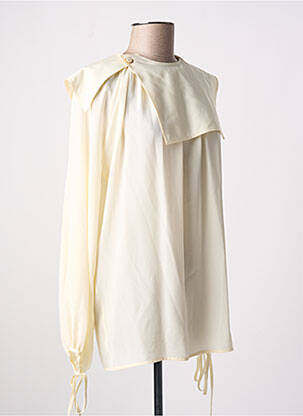 Blouse col rond manches longues blanc VICTORIA BECKHAM femme