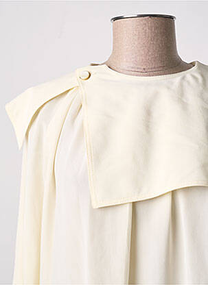 Blouse col rond manches longues blanc VICTORIA BECKHAM femme