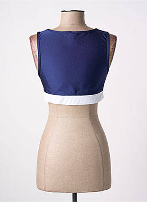 Soutien-gorge effet matière satinée brassieres bleu LUZ femme