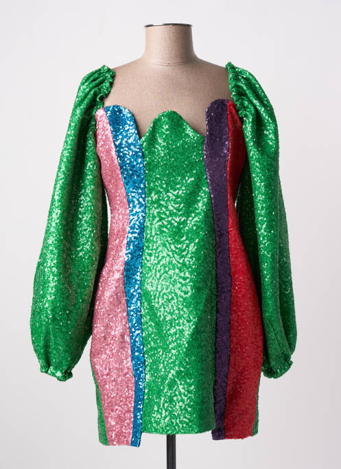 Robe courte vert MY BEST FRIENDS pour femme