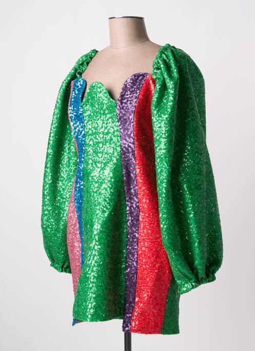 Robe courte vert MY BEST FRIENDS pour femme