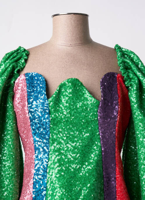 Robe courte vert MY BEST FRIENDS pour femme