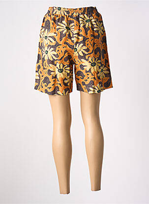 Short coupe droite orange NANUSHKA femme