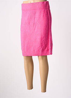 Jupe mi-longue taille normale rose HELMUT LANG femme