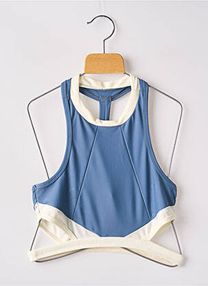 Haut de maillot de bain stretch haut soutien-gorge nageur bleu LUZ femme