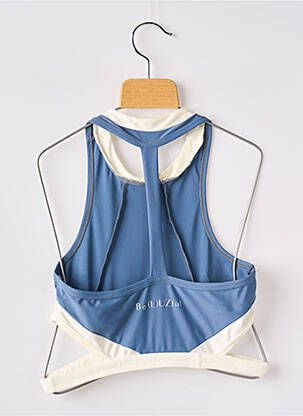 Haut de maillot de bain stretch haut soutien-gorge nageur bleu LUZ femme