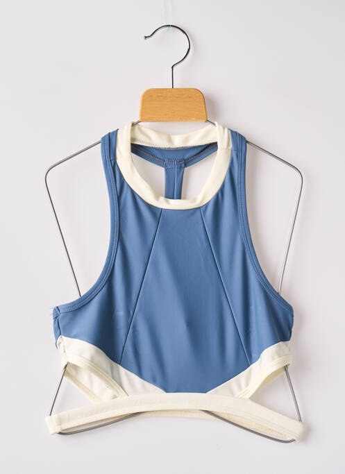 Haut de maillot de bain stretch haut soutien-gorge nageur bleu LUZ femme