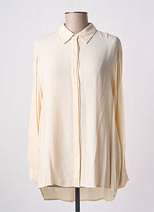 Chemisier coupe fluide manches longues beige DIXIE femme