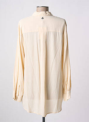 Chemisier coupe fluide manches longues beige DIXIE femme