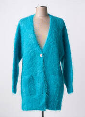 Gilet manches longues bleu DIXIE pour femme seconde vue