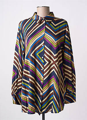 Chemisier marron DIXIE pour femme