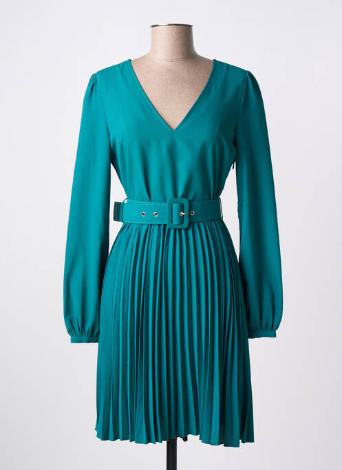 Robe courte manches longues manches longues vert GAUDI femme