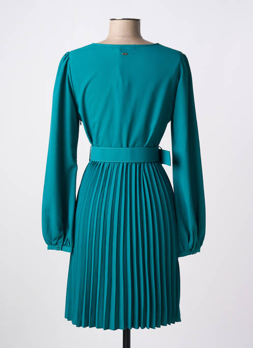 Robe courte manches longues manches longues vert GAUDI femme