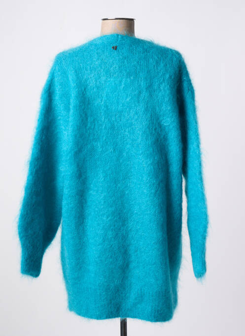 Gilet manches longues bleu DIXIE pour femme