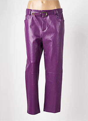 Pantalon droit poches violet IMPERIAL femme