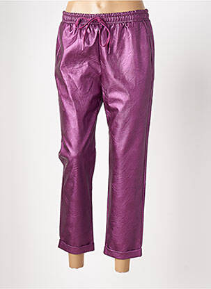 Pantalon 7/8 violet IMPERIAL pour femme