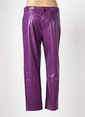 Pantalon droit violet IMPERIAL pour femme seconde vue