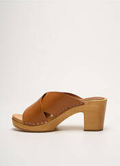 Mules/Sabots marron HOOF pour femme seconde vue