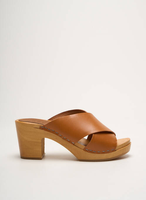 Mules/Sabots marron HOOF pour femme