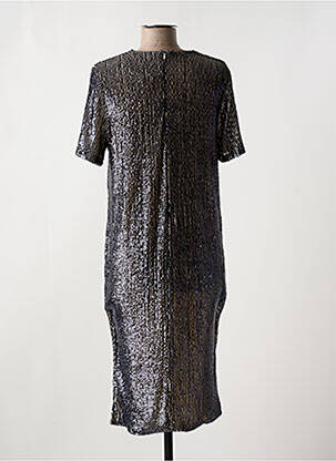 Robe mi-longue manches courtes manches courtes bleu NA-KD femme