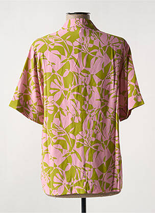 Chemisier manches courtes manches courtes vert SUNCOO femme