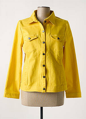 Veste casual poches jaune FELINO femme