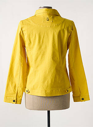 Veste casual poches jaune FELINO femme