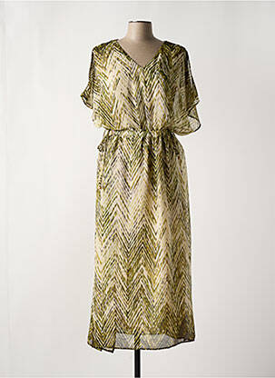 Robe longue vert PAZ TORRAS pour femme
