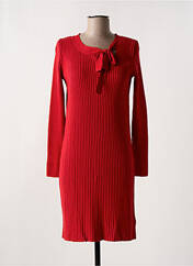 Robe mi-longue rouge LE PETIT BAIGNEUR pour femme seconde vue