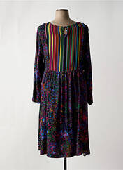 Robe mi-longue violet MADE IN SENS pour femme seconde vue