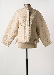 Veste simili cuir beige MD'M pour femme seconde vue