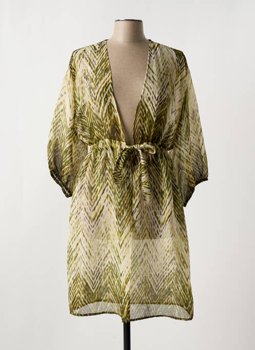 Robe de plage vert PAZ TORRAS pour femme