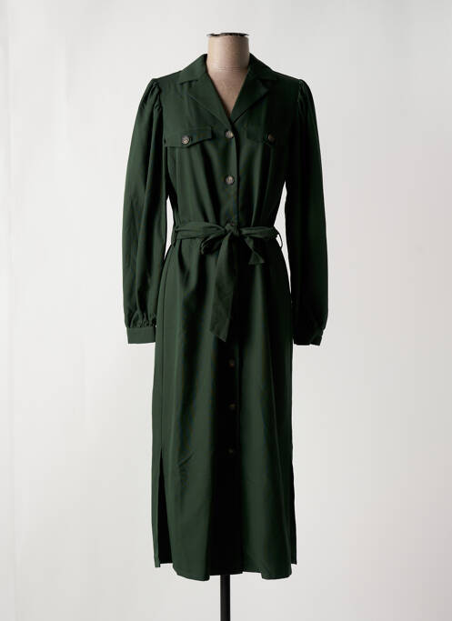 Robe longue vert MINIMUM pour femme