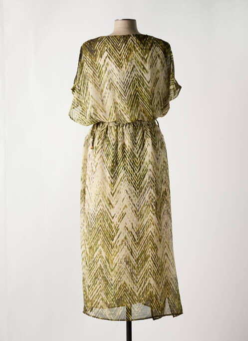 Robe longue vert PAZ TORRAS pour femme
