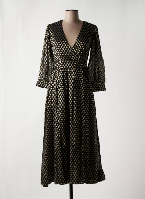 Robe mi-longue noir WHITE STUFF pour femme