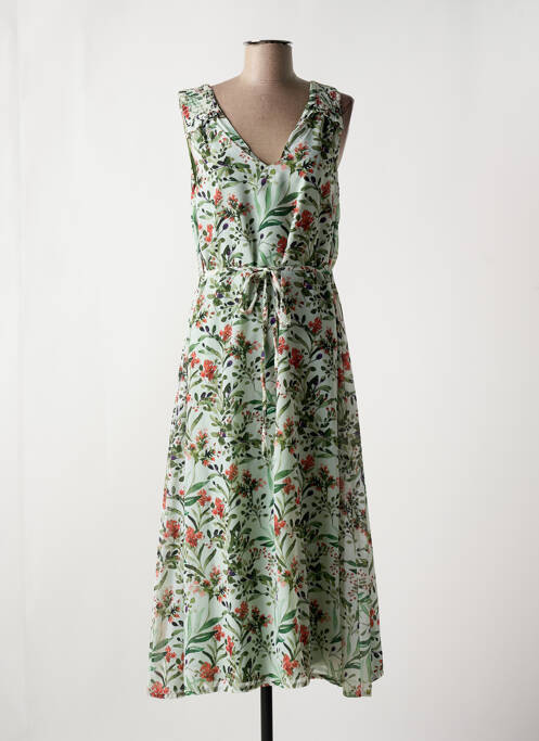 Robe mi-longue vert MD'M pour femme