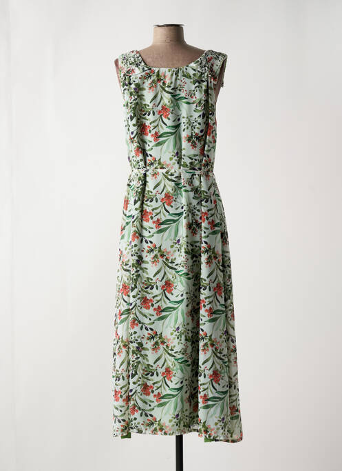 Robe mi-longue vert MD'M pour femme