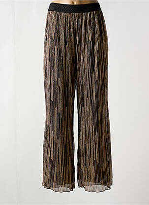 Pantalon large taille normale taille normale noir NEKANE femme